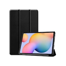 Zore Samsung Galaxy Tab S7 Plus T970 Uyumlu Smart Cover Standlı 1-1 Kılıf-siyah