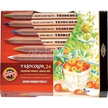 Koh-i-noor Tricolor Grand Drawing Pencils 24lü Kuru Boya Seti (31