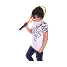 Toontoy Kids Toontoy Erkek Çocuk Kaplan Baskılı Tişört Beyaz