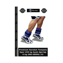 Özel Seri 2x3 Kg Ayak Ağırlığı 6 Kg Mb-48006 4 Egzersiz Salon Tempolu Belirtilmemiş
