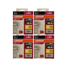 Osram 4.5w 50w 3000k Sarı Işık Gu10 Duylu Par16 Led Spot 4 Adet