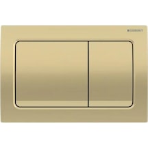 Geberit Alpha30 Kumanda Kapağı Çift Basmalı, Prinç - 115.055.qe.1 Pirinç