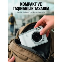Taşınabilir Dijital Kamera Otomatik Odaklama Ve Beauty Modu