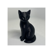 Ofis/ev Dekoratif Siyah Kedi Figuru