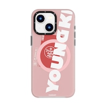 Iphone Uyumlu 15 Kılıf Magsafe Şarj Özellikli Youngkit Binfen Serisi Yazı Temalı Kapak