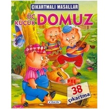 Çıkartmalı Masallar-Üç Küçük Domuz- Çiçek Yayıncılık