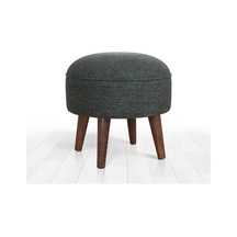 Lorencehome Deff Puf - Gri-Yeşil / Lorencehome