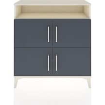 Arges Şifonyer 4 Raflı 4 Kapaklı 88x30x96 Aytaşı-antrasit Aytaşı