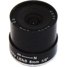 3Mk-Fl8 8Mm Sabit Iris Cctv Lens