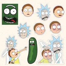 Rick Karışık Tasarımlı A5 Stickersasfa Çıkartma Pytkstk060