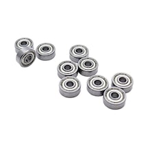 10 Adet 623 Zz Rulman 3x10x4 Metal Kapaklı 3x10x4 Metal