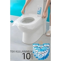 Klozet Kapağı Kılıfı Hijyenik Seyahat Tek Kullanımlık Klozet Wc Örtüsü 10 Adet 720808