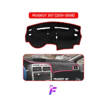 Peugeot 307 2001-2008 Araca Özel Torpido Örtüsü Ön Göğüs Kılıfı Tam Koruma Oto Aksesuar T93