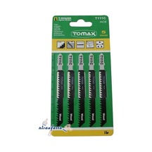 Tomax T111c Hss Ağaç Dekupaj Ağzı 5 Adet Normal Kesim