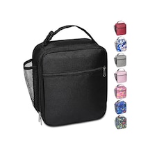 Ry-yetişkinler/çocuklar/erkekler/kadınlar İçin Fileli Yan Cepli Taşınabilir Yalıtımlı Öğle Yemeği Çantası, Su Geçirmez, Sızdırmaz Yumuşak Soğutucu Çanta, Dayanıklı Termal Öğle Yemeği Kutusu