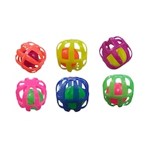 Kardelen Kedi Topu Kafesli 1 No 4 CM 6 Adet