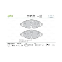 Skoda Octavia 3 On Fren Balatasi 2.0 Tdi 2014-2019 Valeo 670328