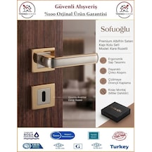 Sofuoğlu Seyhan Rozetli Kapı Kolu - Albifirin Saten - Oda