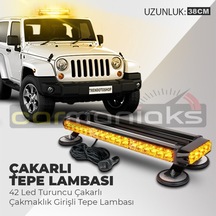 Acil Durum Ikaz Lambası Farklı Çakar Modlu 4 Way 4 Yönlü Turuncu (550791376)