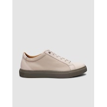 %100 Hakiki Deri Bej Bağcıklı Erkek Sneaker-bej Bej %100 Hakiki Deri Bej Bağcıklı Erkek Sneaker-bej Bej