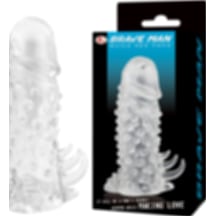 Lilitu Shop Baile 13.5 Cm Klitoral Uyarıcılı Tırtıklı Penis Kılıfı