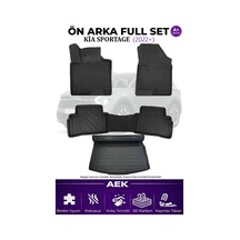 Kia Sportage 2022+ 5d Karbon Paspas Takımı +3d Pvc Bagaj Havuzu S
