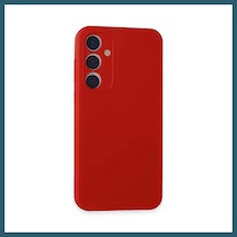 Bezos Samsung Galaxy A15 4g Uyumlu Kılıf First Silikon - Kırmızı Ob