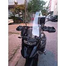 Bmw F800 Gs 2024 Model Uyumlu Tur Camı Şeffaf Veya Fume 50 CM Uzun