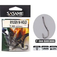 Sasame Ryusen W-hold Black F-988 Serisi Olta İğnesi İğne No : 1