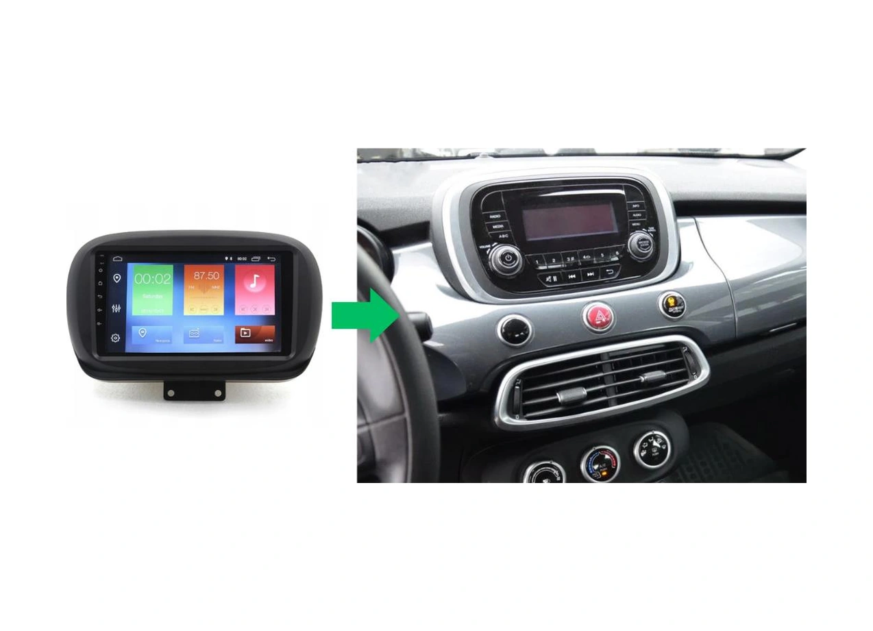 Fiat 500x Android Multimedya Sistemi 2-32 For-x 2015-2021 9"