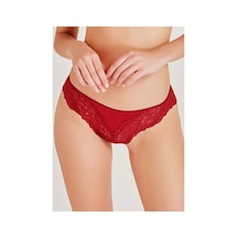 Magic Form 423 Dantelli Kumaş Detaylı Külot - Bordo - 295344982 Bordo
