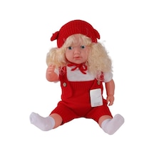 5214 60 Cm Trikolu Tulumlu Saçlı Büyük Bebek 08826719