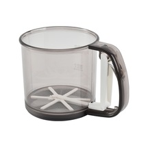 Sones Kullanışlı Elde Tutulan Un Eleği Pudra Şekeri Eleği Pişirme Aleti Kahverengi