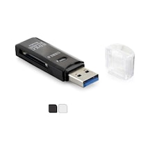 Hızlı Veri Aktarımına Sahip Usb 3.0 Micro Sd Kart Okuyucu Siyah