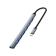 Zr289 Ads 303/c Type-c 7 Port Metal Usb Hub