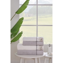 Ditsy Garden Havlu Seti Gri/krem