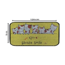 Aktunç Elekli Tuvalet Desenli Önü Kedi Kumu Paspası 60x120 Cm Desen 5