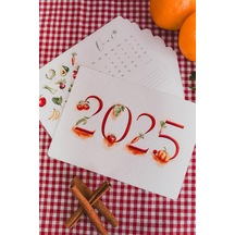 2025 Yılı Meyve Sebze Ve Yiyecek Sezonları Takvimi, Magnetli Buzdolabı Takvimi 12 Ay Takvim Mevsim