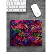 Yaratık Baskılı Dikdörtgen Mouse Pad