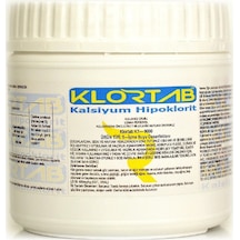 Klortab Kt9000 Tablet Klor 7Gr x 100 Ad İçme Suyu Dezenfektanı
