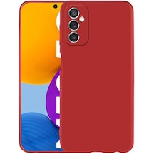 Galaxy Uyumlu M52 Kılıf Klfs Premier Silikon Kapak - Kırmızı Kirmizi