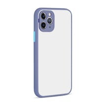 Apple Uyumlu iPhone 12 Pro Klfs Hux Kılıf-mor Mor