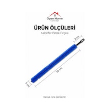 Kalorifer Petek Temizleme Fırçası 70cm İnce Uzun Dar Aralık Toz Ve Tüy Toplama Karışık Renk Set