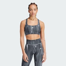 Adidas Powerimpact Training Medium-support 3-stripes Kadın Büstiyer C-adııw9961b30a00 Gri