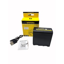 Patona Np-f970d 1390m 7800mah Li-ıon Kamera Bataryası Sony Np-f970 Uyumlu
