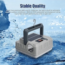 Jokmae Yürüyüş, Taşınabilir Su Geçirmez Kamp Lambası, Güneş Enerjili, Çok Fonksiyonlu Dağ Ve Balıkçılık Işığı Çok Renkli Çok Renkli