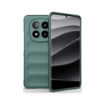 Xiaomi Redmi Note 14 Pro 5g Kılıf Optimum Silikon - Koyu Yeşil 0.2M-Çok Renkli