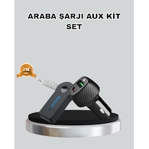 Znv Zenvia Mey İthalat Aux Bluetooth Adaptör Ve 38w Hızlı Araç Şarj Cihazı Seti Znv2025 Cmn