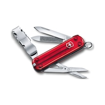 Victorinox Tırnak Makaslı Kamp Çakı Kırmızı Şeffaf 0.6463.T Kırmızı