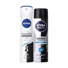 Black&white Pure Bayan Deosprey 150 Ml+black&white Fresh Erkek Deosprey 150 Ml 2'li Paket